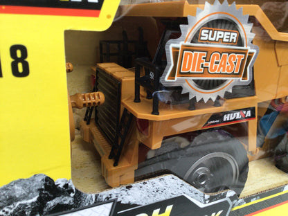 Super die-cast model dump truck remote control 1:18 gauge