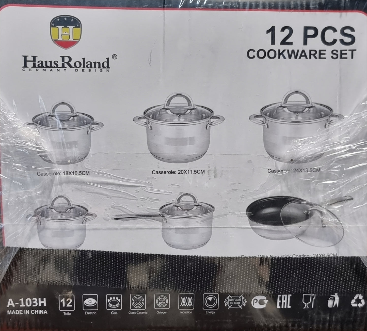 Haus Roland 12pc Cookware Set