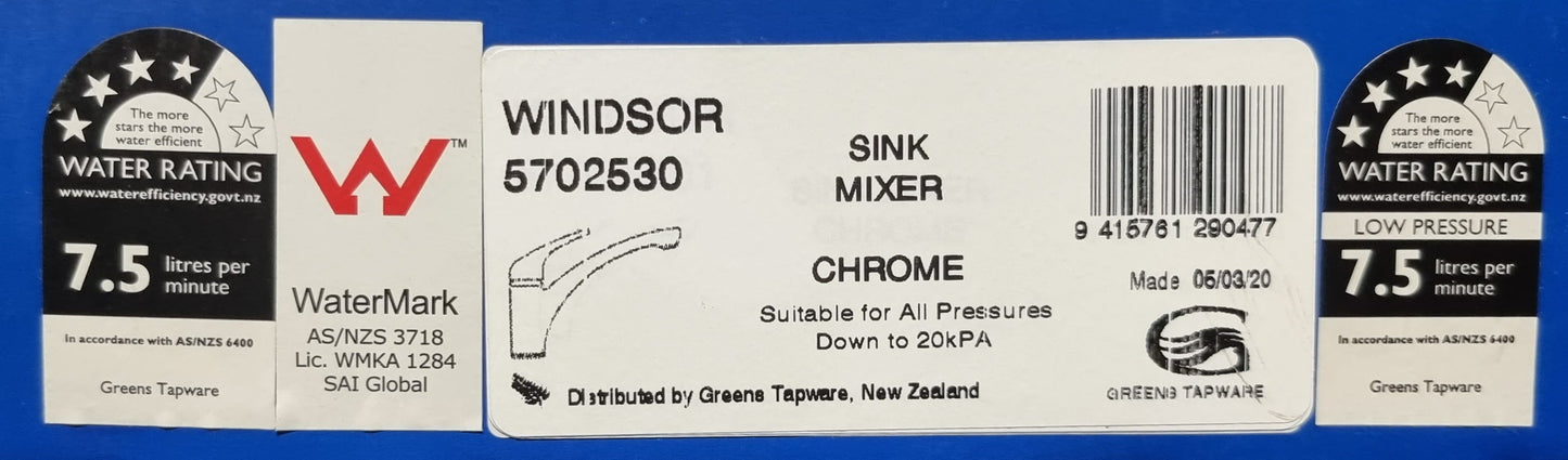 Greens Tapware - Windsor Sink Mixer