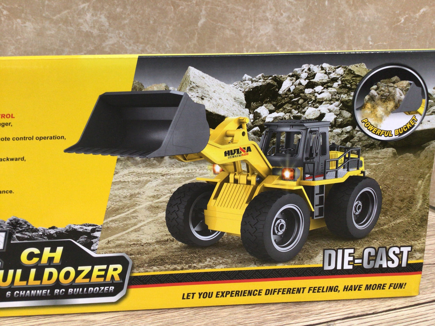 Super Die Cast Bulldozer with Remote control